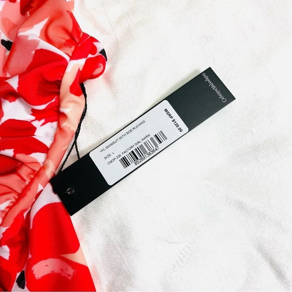 Catherine Malandrino Women Bathing Suit S Floral Bathing Suit Beach Summer Pool - Picture 5 of 7